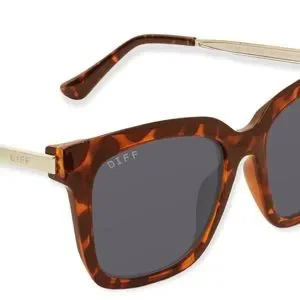 NIB - DIFF Charitable Eyewear Sunglasses “HAILEY” tortoise frame Diff Eyewear HAILEY - Dunmor Tortoise Brown Gradient  main image 4
